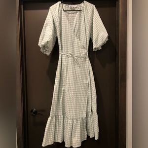 Petal & Pup Midi Wrap Dress